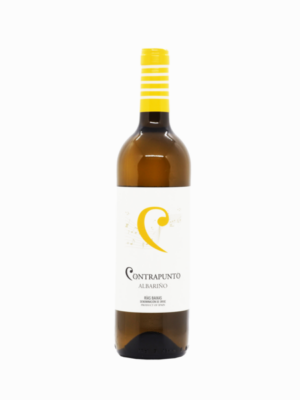 Vino Blanco Albariño Contrapunto Do Rias Baixas Product Of Galicia Spain Whte Wine.JPG