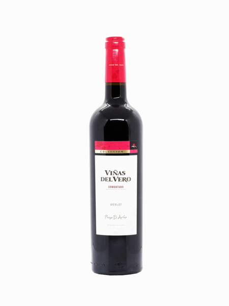 vino tinto res wine viñas del vero do somontano Merlot pago el ariño product of spain best wine of the world.JPG