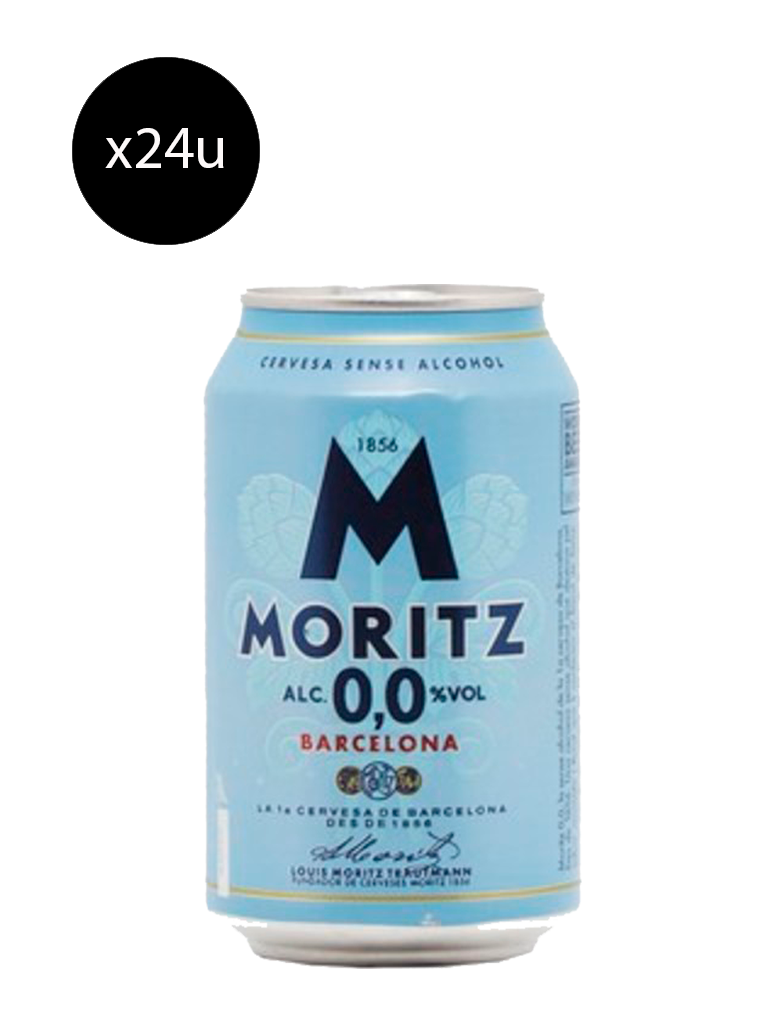Moritz 0’0 sin alcohol 33cl lata