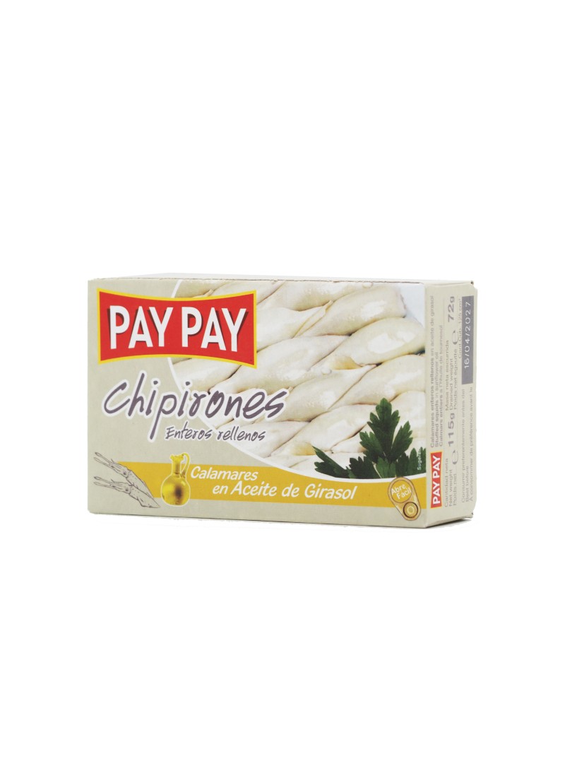 Pay Pay Chipirón relleno lata 115grs