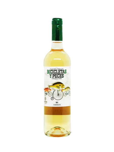 Bicicletas y peces verdejo cycles and fish white wine do rueda product of spain
