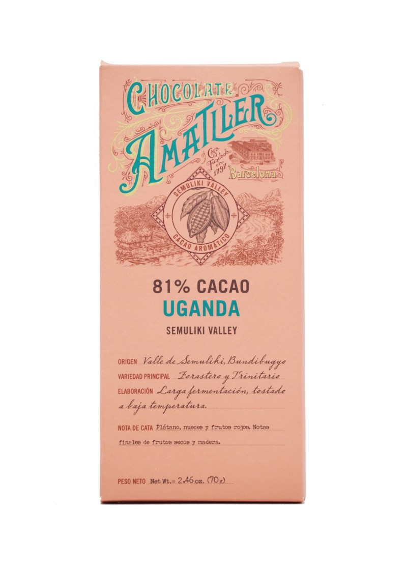Amatller Chocolate Uganda 81% Cacao