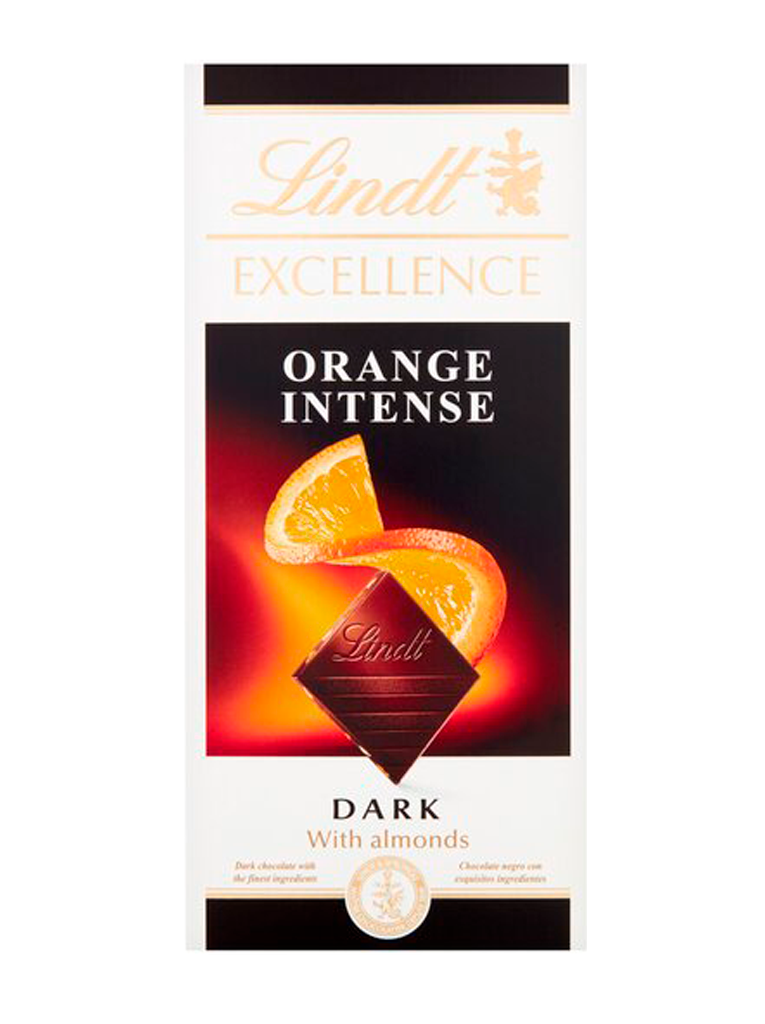 Lindt Excellence Orange Intense Dark