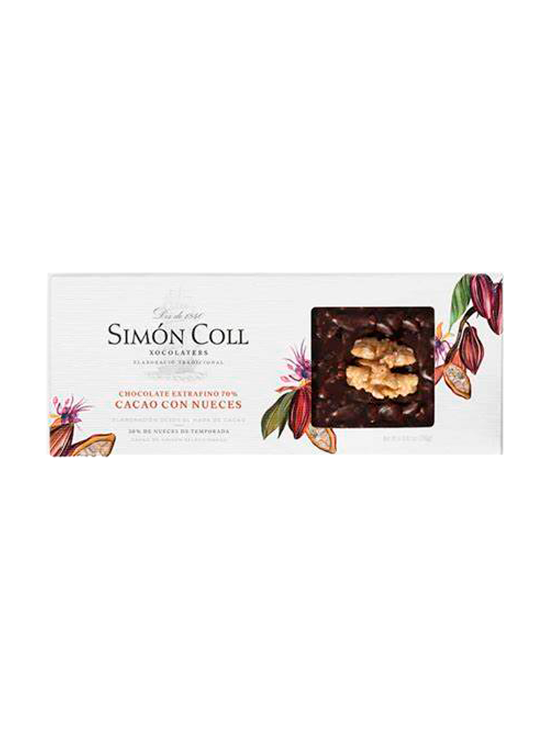 Simón Coll Turrón Chocolate con nueces