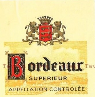 Bordeaux Supérieur A.O.C.