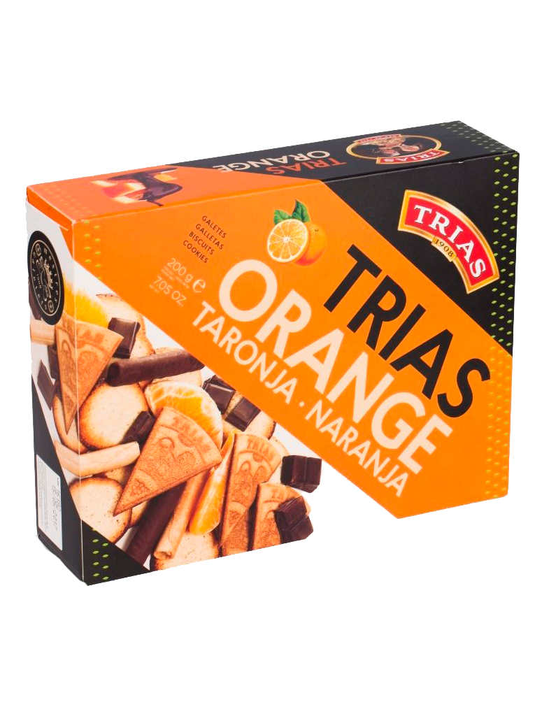 Trias Orange Galletas Naranja