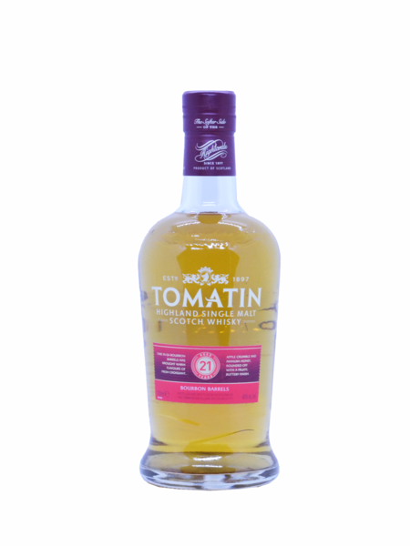 whisky tomatin aged 21 años highland single scotch whisky