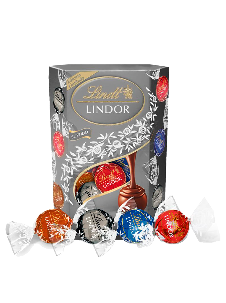 Lindt Lindor Silver Surtido 200g