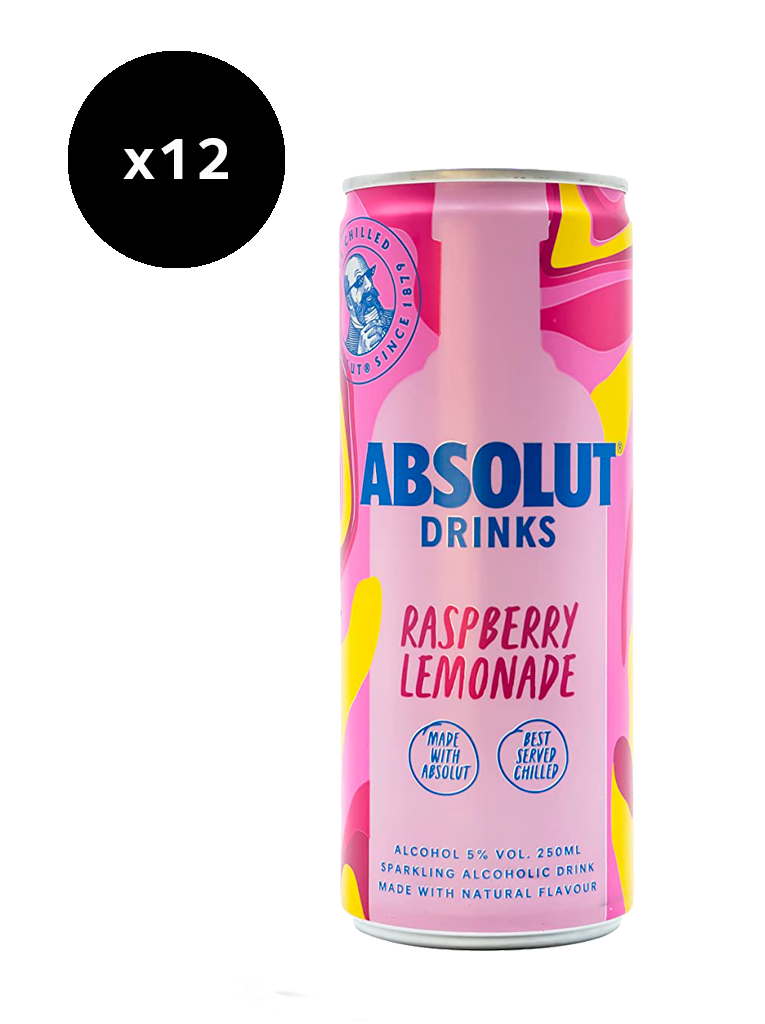 Absolut Raspberry Lemonade lata 250ml