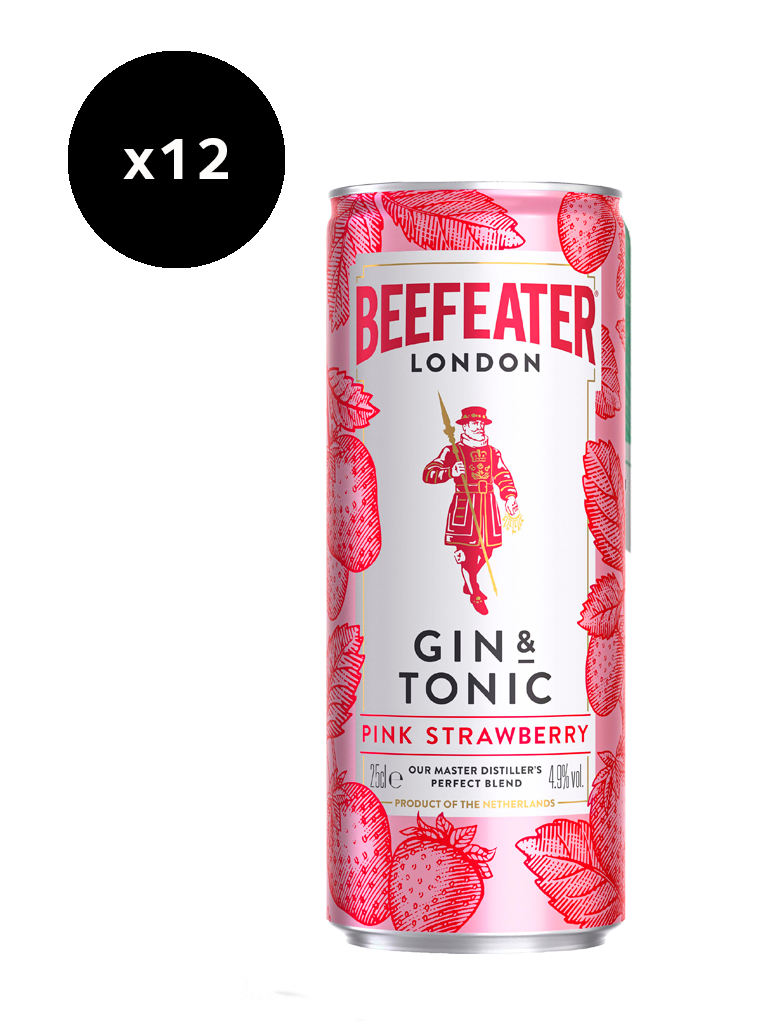 Beefeater Pink Strawberry lata 250ml